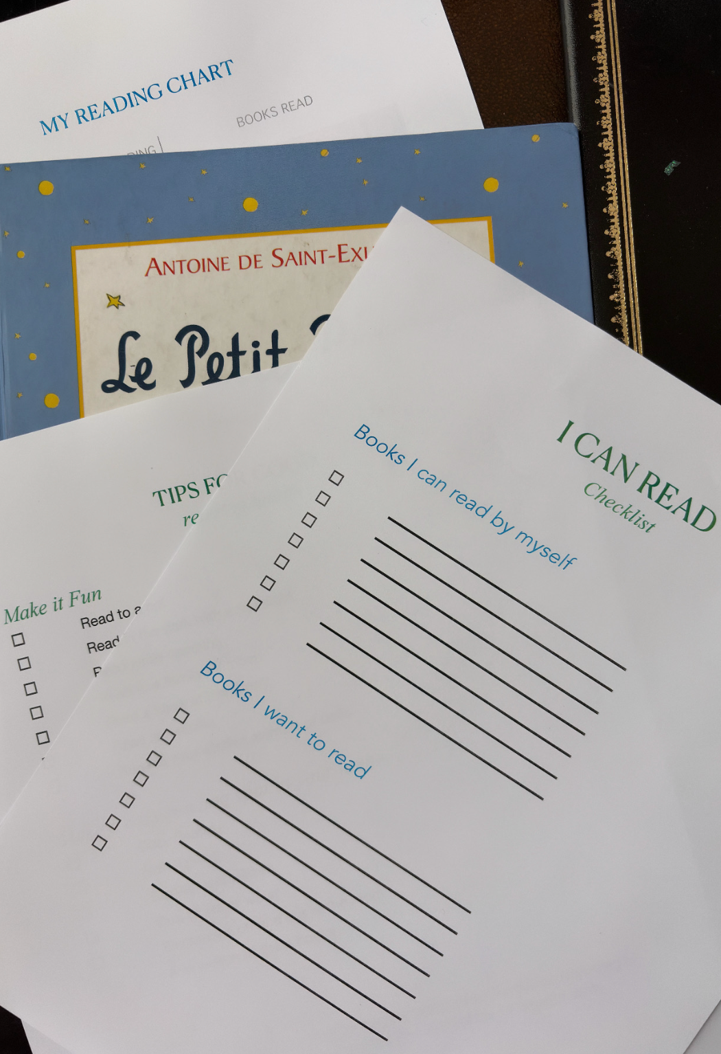 Kinder Reading Book List and Checklists PDF